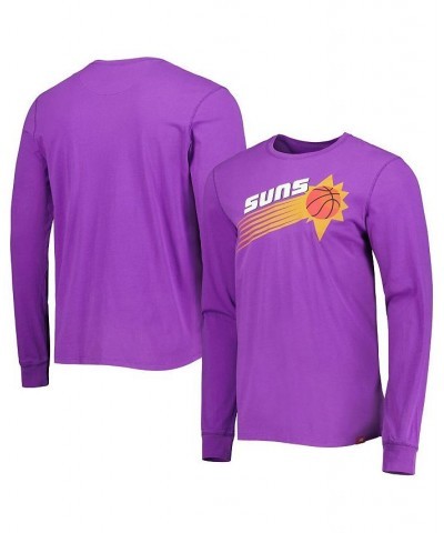 Men's Purple Phoenix Suns Hardwood Classics Mohave Elevated Long Sleeve T-shirt $25.80 T-Shirts