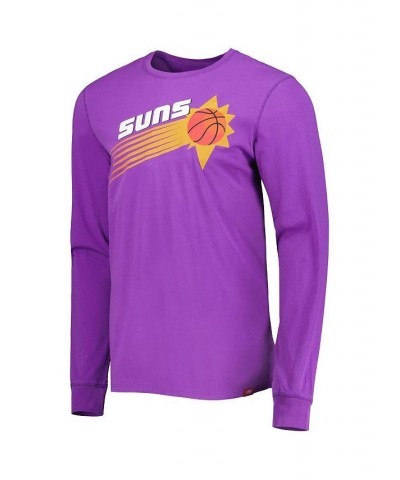 Men's Purple Phoenix Suns Hardwood Classics Mohave Elevated Long Sleeve T-shirt $25.80 T-Shirts