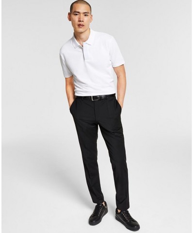 Hugo Boss Men's Slim-Fit Superflex Stretch Solid Suit Pants Black $66.56 Pants