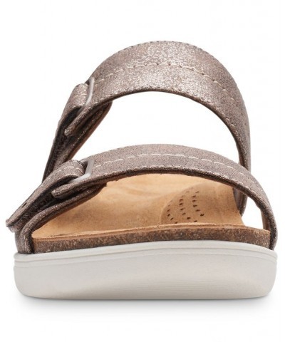 Women's April Dusk Slip-On Slide Sandals Brown $43.68 Shoes