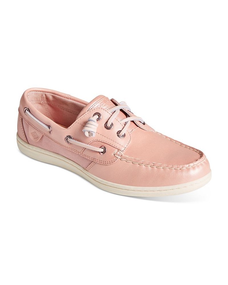 Women's Songfish Boat Shoes Pink $26.88 Shoes