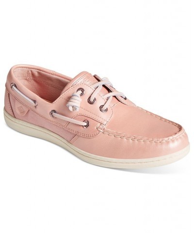 Women's Songfish Boat Shoes Pink $26.88 Shoes