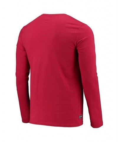 Men's Red Tampa Bay Buccaneers Combine Authentic Static Abbreviation Long Sleeve T-shirt $21.23 T-Shirts