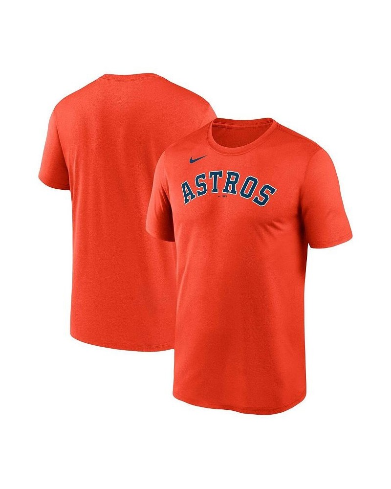 Men's Orange Houston Astros Wordmark Legend Performance Big and Tall T-shirt $25.00 T-Shirts