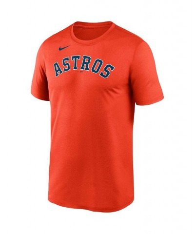 Men's Orange Houston Astros Wordmark Legend Performance Big and Tall T-shirt $25.00 T-Shirts