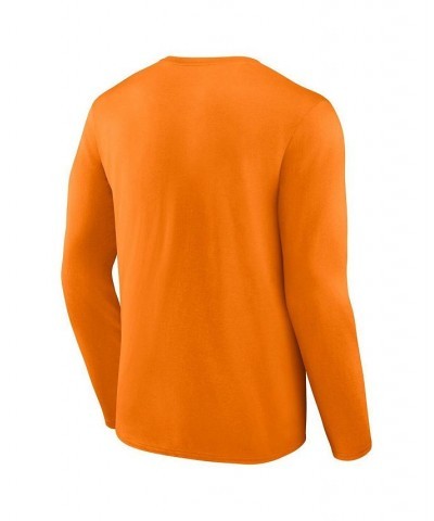 Men's Branded Tennessee Orange Tennessee Volunteers Double Time 2-Hit Long Sleeve T-shirt $23.84 T-Shirts