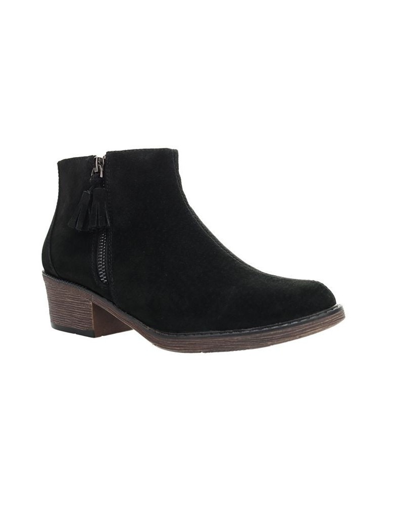 Women's Rebel Ankle Boots Black $50.58 Shoes