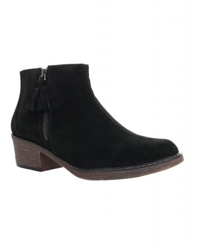 Women's Rebel Ankle Boots Black $50.58 Shoes