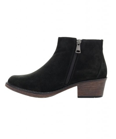 Women's Rebel Ankle Boots Black $50.58 Shoes