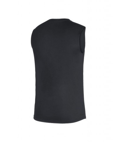 Men's Black Nebraska Huskers Sideline Football Locker Creator AEROREADY Sleeveless T-shirt $22.50 T-Shirts