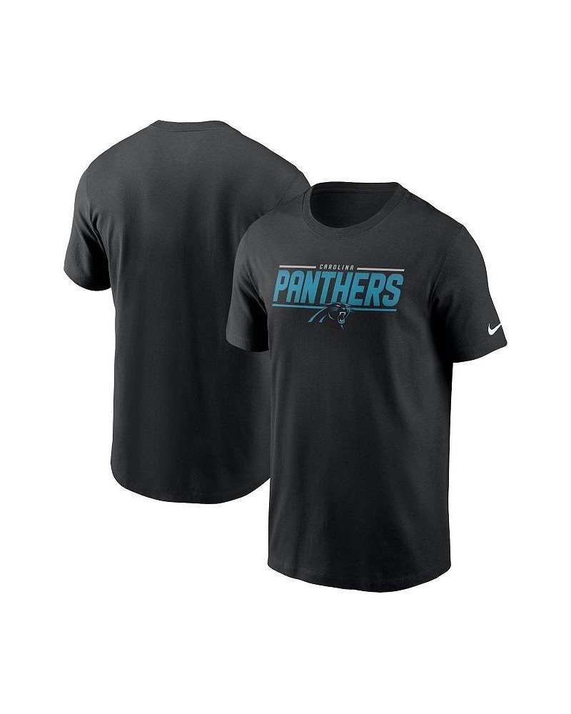 Men's Black Carolina Panthers Muscle T-shirt $18.90 T-Shirts