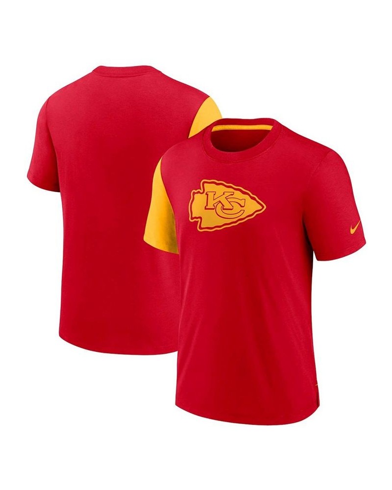 Men's Red and Gold Kansas City Chiefs Pop Performance T-shirt $20.39 T-Shirts