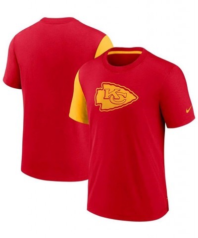 Men's Red and Gold Kansas City Chiefs Pop Performance T-shirt $20.39 T-Shirts