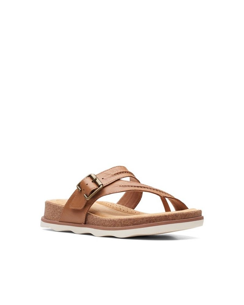 Women's Collection Brynn Madi Sandal Brown $36.00 Shoes