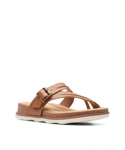 Women's Collection Brynn Madi Sandal Brown $36.00 Shoes