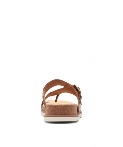 Women's Collection Brynn Madi Sandal Brown $36.00 Shoes