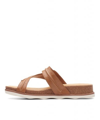 Women's Collection Brynn Madi Sandal Brown $36.00 Shoes