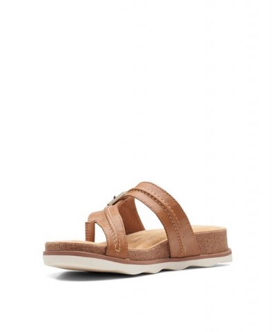 Women's Collection Brynn Madi Sandal Brown $36.00 Shoes