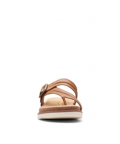 Women's Collection Brynn Madi Sandal Brown $36.00 Shoes