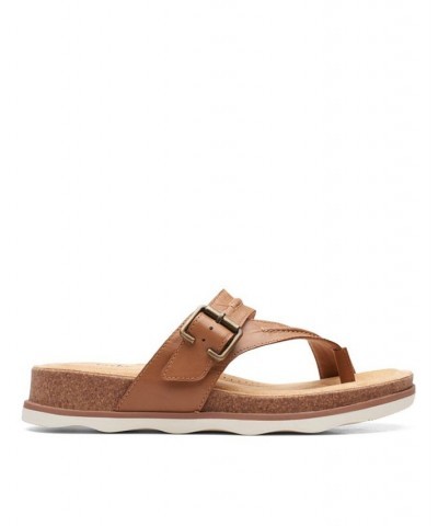 Women's Collection Brynn Madi Sandal Brown $36.00 Shoes