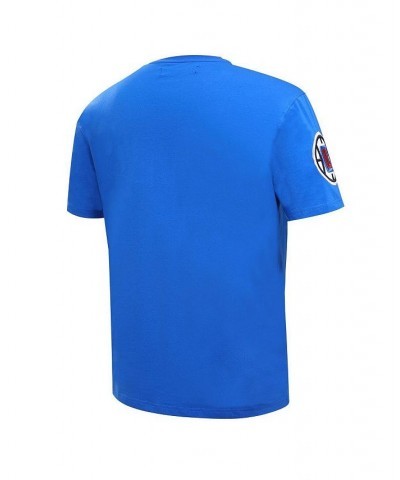 Men's Royal LA Clippers Chenille T-shirt $35.09 T-Shirts