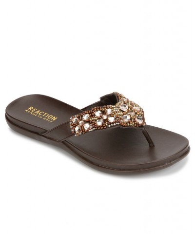 Women's Glamathon Flat Sandals PD03 $37.13 Shoes