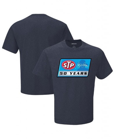 Men's Checkered Flag Heather Navy Richard Petty Vintage-Inspired Duel T-shirt $17.84 T-Shirts