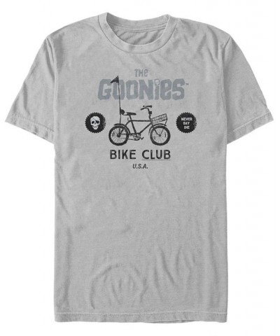 Men's The Goonies 1985 Goonies Bike Club Short Sleeve T-shirt Silver $14.00 T-Shirts