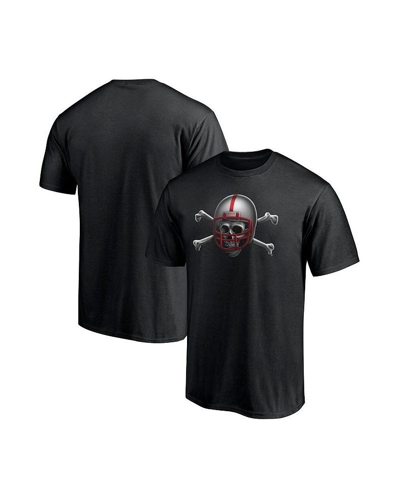 Men's Branded Black Nebraska Huskers Team Midnight Mascot T-shirt $11.18 T-Shirts