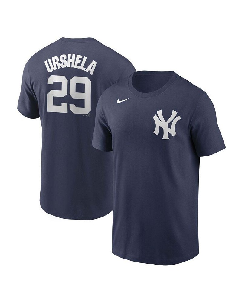 Men's Gio Urshela Navy New York Yankees Name Number T-shirt $28.99 T-Shirts