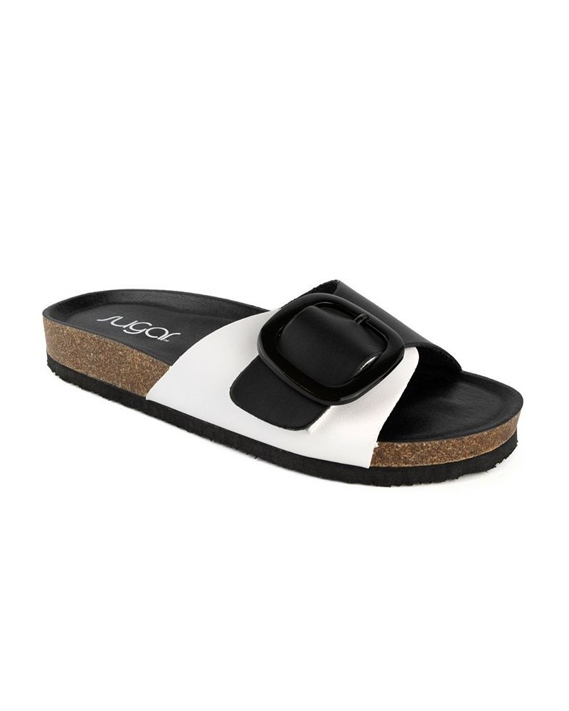 Women's Zerri Slip-on Slide Sandals Black $27.00 Shoes