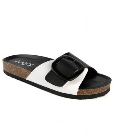 Women's Zerri Slip-on Slide Sandals Black $27.00 Shoes