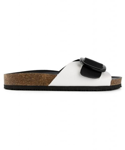 Women's Zerri Slip-on Slide Sandals Black $27.00 Shoes