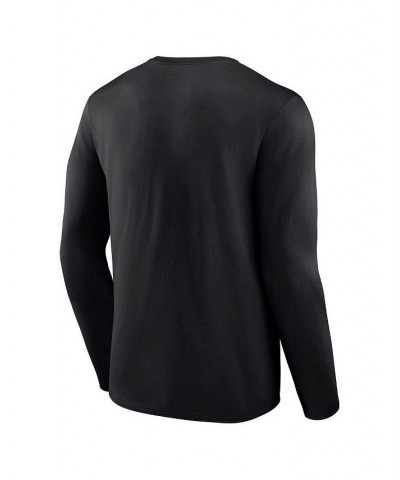 Men's Branded Black Purdue Boilermakers Double Time 2-Hit Long Sleeve T-shirt $25.19 T-Shirts