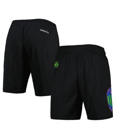 Men's Black New York Knicks Hardwood Classics Color Bomb Energy Shorts $34.31 Shorts