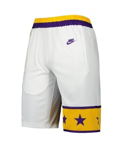 Men's White LSU Tigers Limited Retro Performance Shorts $38.24 Shorts