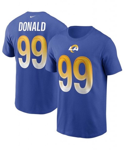 Men's Los Angeles Rams Name & Number T-Shirt - Aaron Donald $26.99 T-Shirts