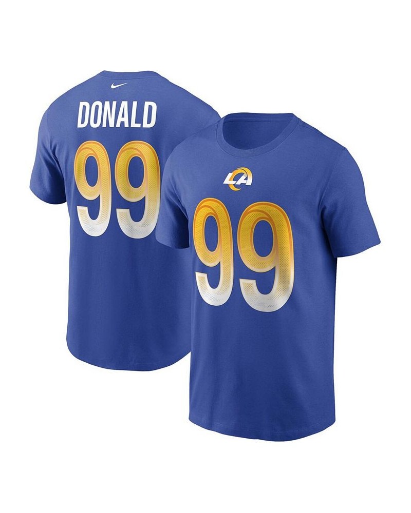 Men's Los Angeles Rams Name & Number T-Shirt - Aaron Donald $26.99 T-Shirts