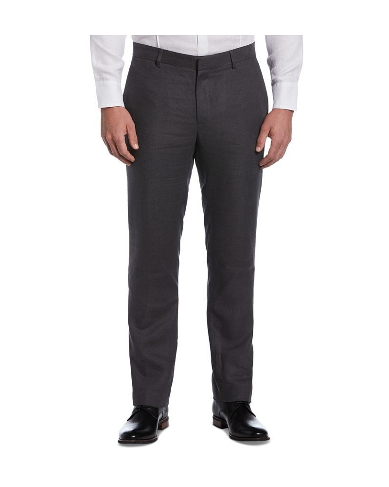 Men's Classic-Fit DÉlavÉ Linen Dress Pants Silver $30.45 Pants