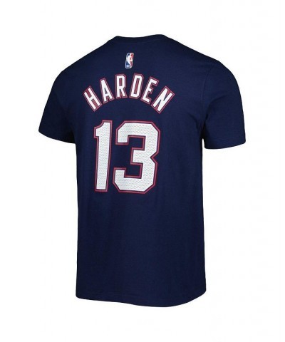 Men's James Harden Navy Brooklyn Nets 2021/22 City Edition Name and Number T-shirt $16.92 T-Shirts