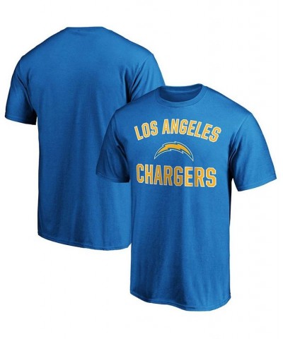 Men's Powder Blue Los Angeles Chargers Victory Arch T-shirt $17.97 T-Shirts