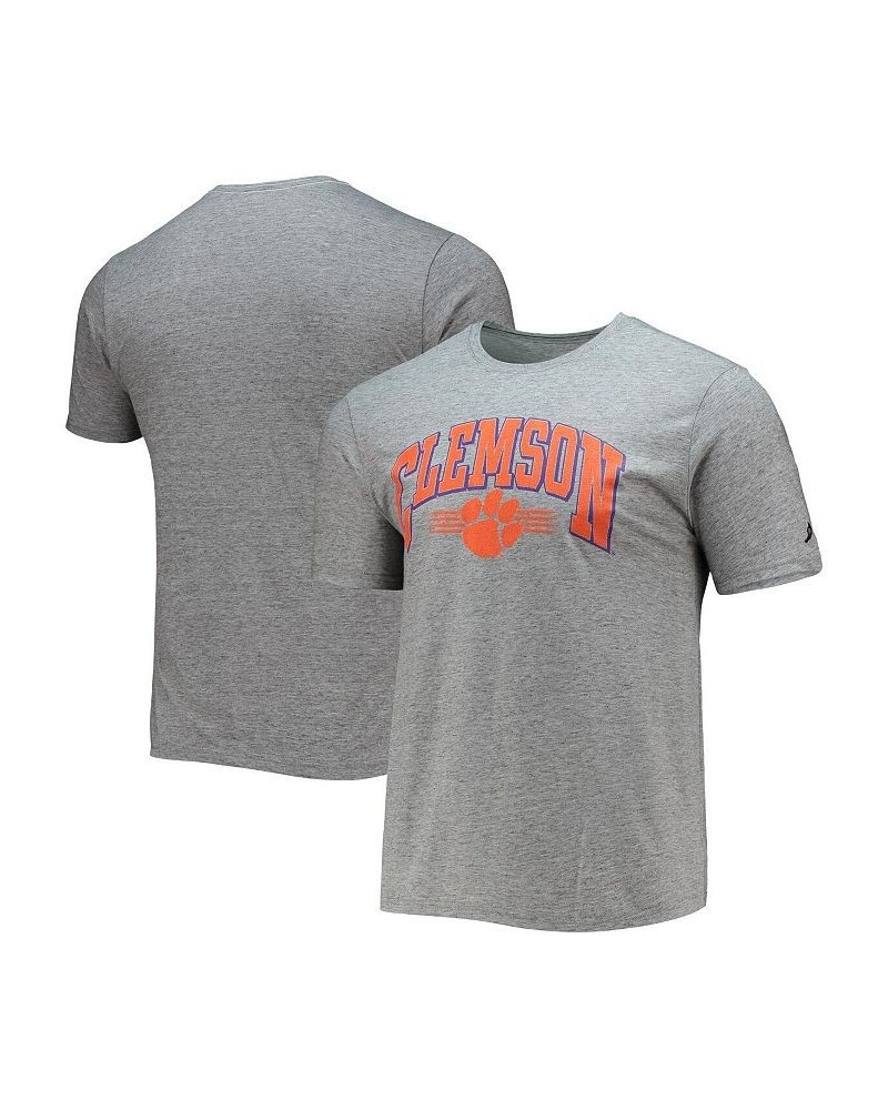 Men's Heathered Gray Clemson Tigers Upperclassman Reclaim Recycled Jersey T-shirt $21.15 T-Shirts