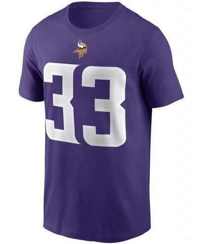 Men's Dalvin Cook Purple Minnesota Vikings Name and Number T-shirt $26.54 T-Shirts