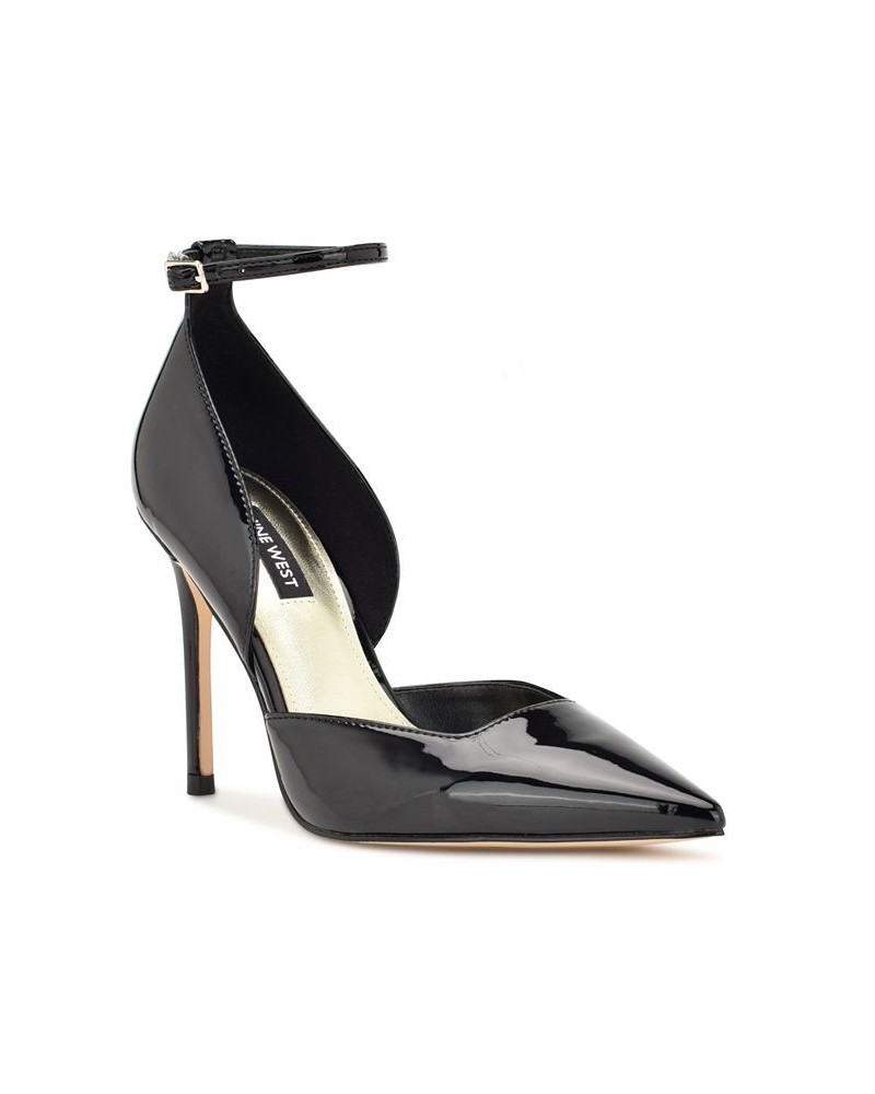 Women's Finda Pointy Toe Stiletto Dress Pumps Black $50.14 Shoes