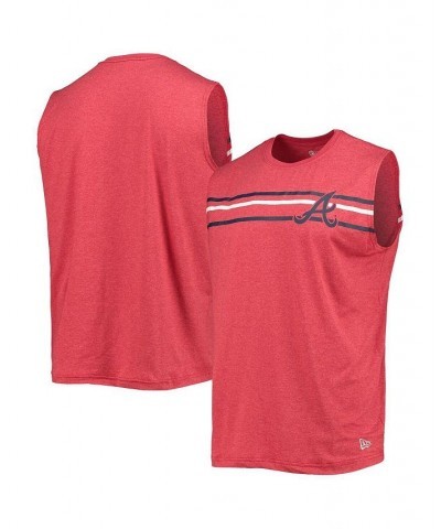 Men's Red Atlanta Braves Muscle Tank Top $18.90 T-Shirts