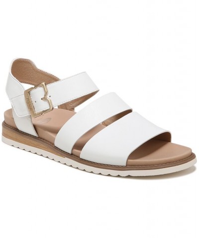 Women's Island-Glow Strappy Sandals White $28.20 Shoes