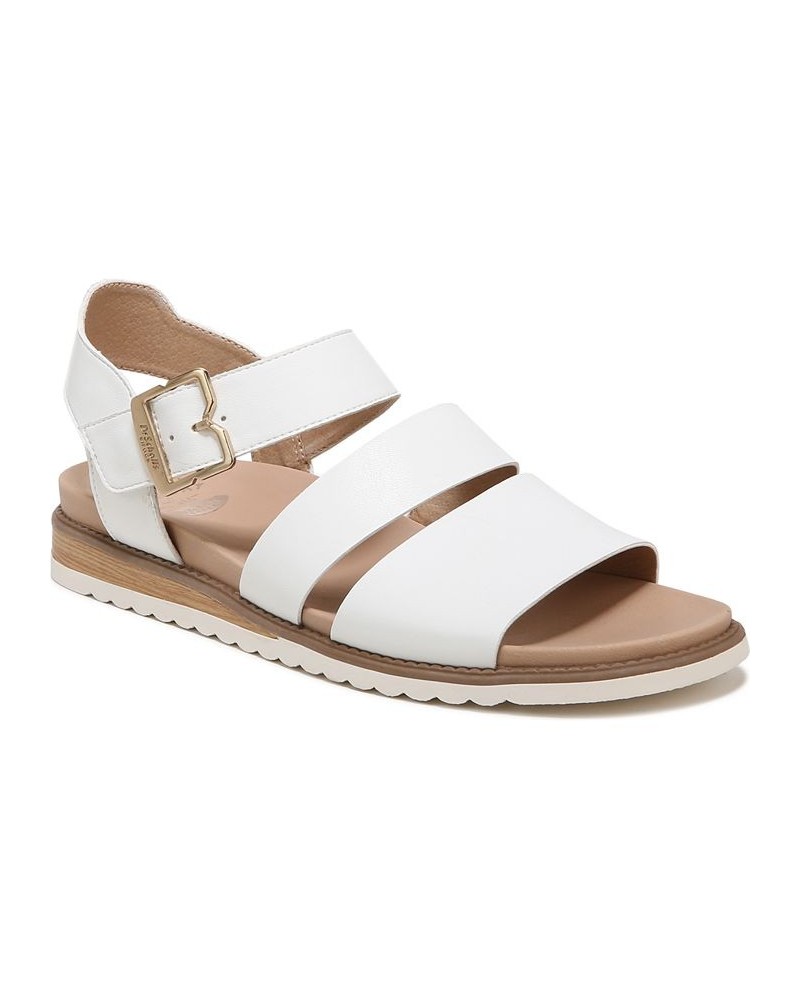 Women's Island-Glow Strappy Sandals White $28.20 Shoes