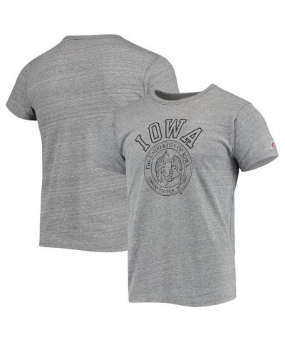 Men's Heathered Gray Iowa Hawkeyes Tide Seal Nuevo Victory Falls Tri-Blend T-shirt $26.09 T-Shirts