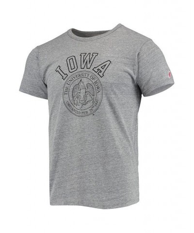 Men's Heathered Gray Iowa Hawkeyes Tide Seal Nuevo Victory Falls Tri-Blend T-shirt $26.09 T-Shirts