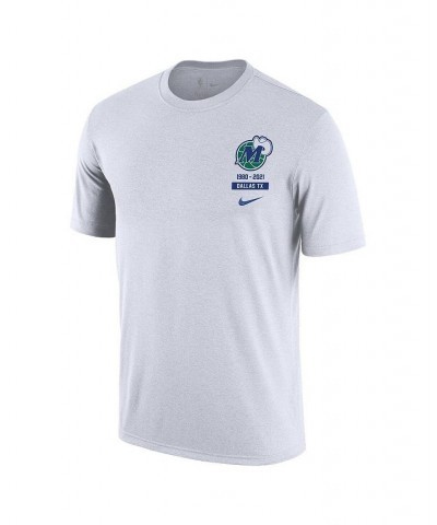 Men's White Dallas Mavericks 2021/22 City Edition Courtside Heavyweight Moments Story T-shirt $20.00 T-Shirts